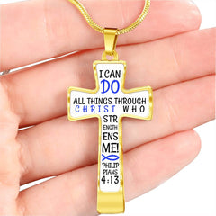 I Can Do All Things Phil. 4:13 Necklace