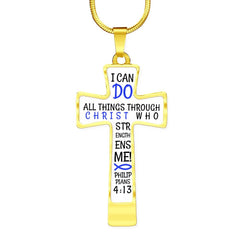 I Can Do All Things Phil. 4:13 Necklace