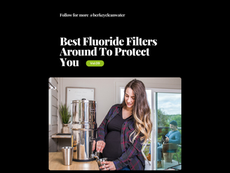 Best Fluoride Filters Around To Protect You