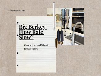 Big Berkey Slow Flow Rate