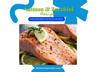 Easy RV Recipe: Rosmary Lemon Salmon & Zucchini