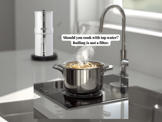 Should You Cook With Unfiltered Toxic Tap Water?