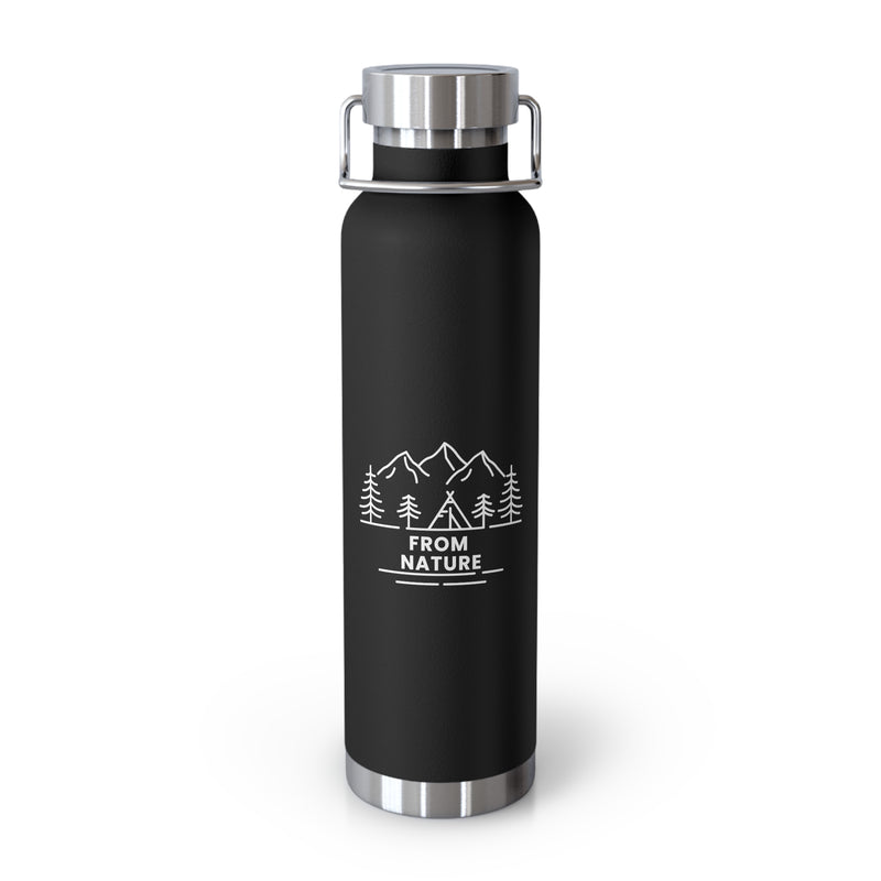 From Nature Stainless Steel Water Bottle (Insulated, 22oz)