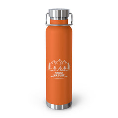 From Nature Stainless Steel Water Bottle (Insulated, 22oz)