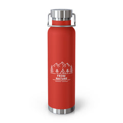 From Nature Stainless Steel Water Bottle (Insulated, 22oz)