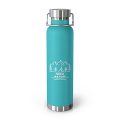 From Nature Stainless Steel Water Bottle (Insulated, 22oz)