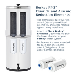 Berkey Fluoride Filters Info Graphic