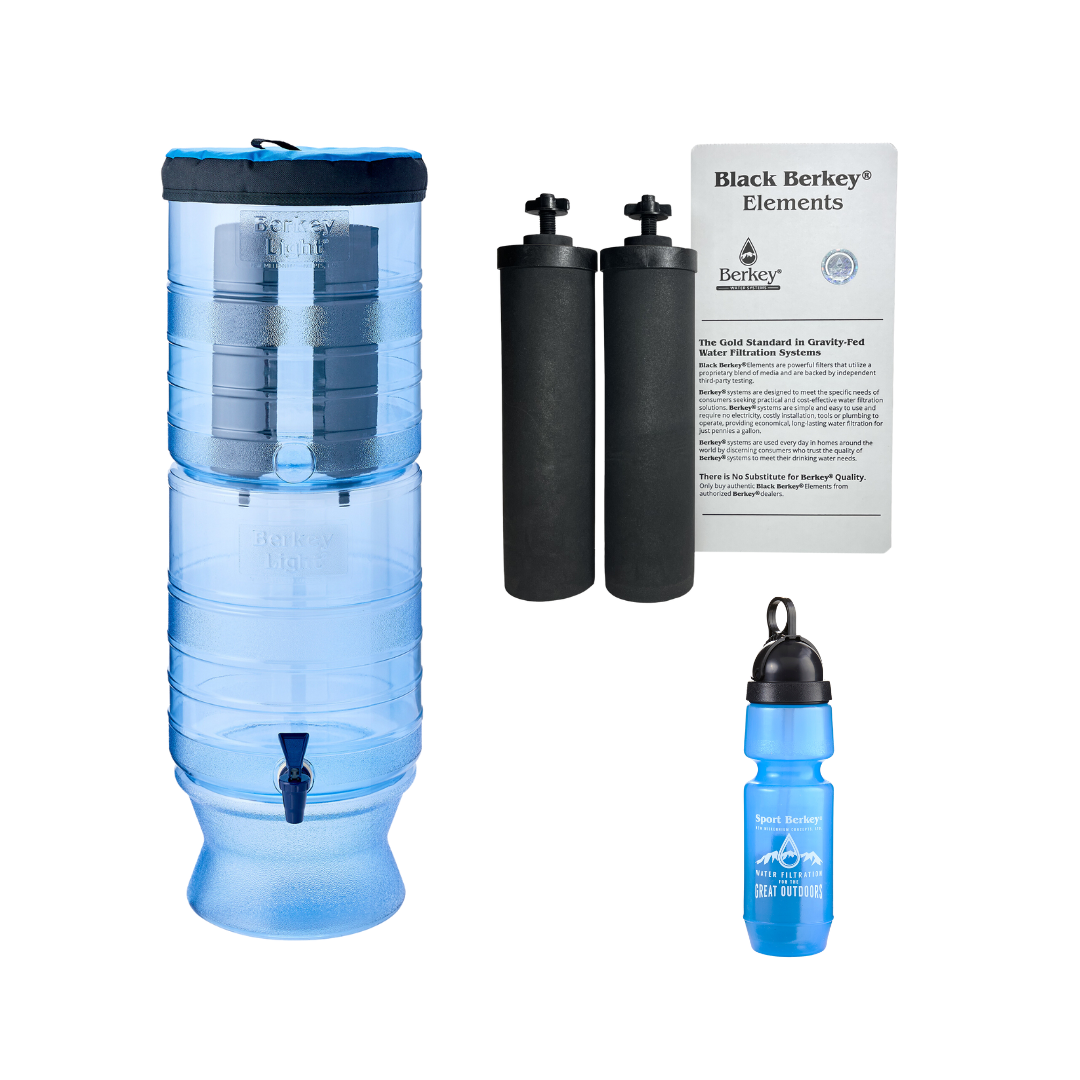 Berkey Light & Sport Water Filter System Bundle | berkeycleanwater