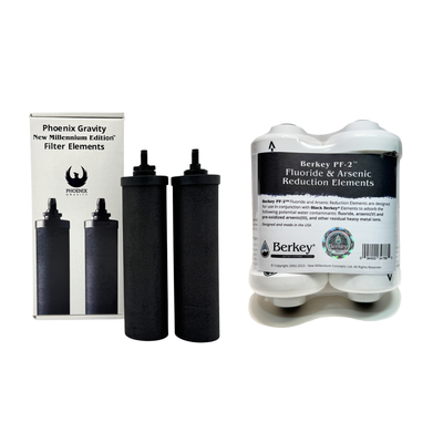 Filtre à Eau compatible avec Filtre Ber-key Purification Éléments Cartouche, D'élément Noir et de Filtre à Fluorure PF.2 Compatible avec la Collection Travelling Grand Royal Imperial Crown (4 pièces Filtre à Eau compatible avec Filtre Ber-key Purification Éléments Cartouche, D'élément Noir et de Filtre à Fluorure PF.2 Compatible avec la Collection Travelling Grand Royal Imperial Crown (4 pièces