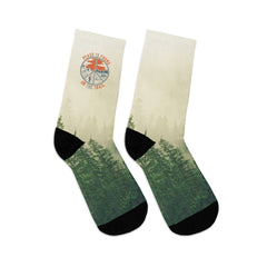 Peace Is Found On The Trail Socks