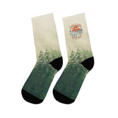 Peace Is Found On The Trail Socks