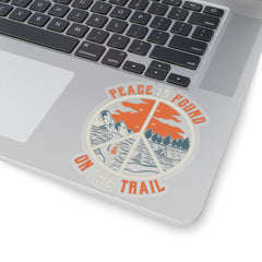 Peace Is Found On The Trail Sticker