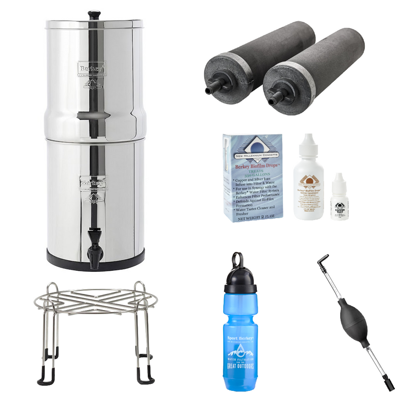 Big Berkey Prepper Water Filter Bundle