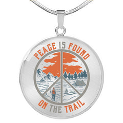 Peace Is Found On The Trail Necklace