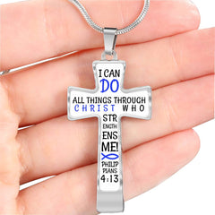 I Can Do All Things Phil. 4:13 Necklace