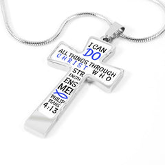 I Can Do All Things Phil. 4:13 Necklace