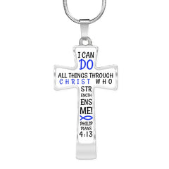 I Can Do All Things Phil. 4:13 Necklace