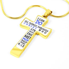 I Can Do All Things Phil. 4:13 Necklace