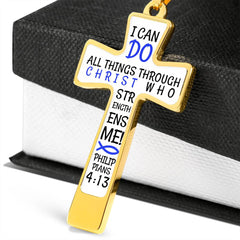 I Can Do All Things Phil. 4:13 Necklace