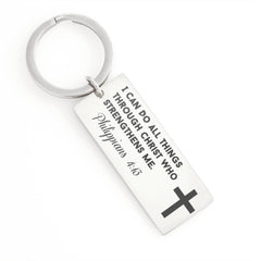 I Can Do All Things Phil. 4:13 Keychain