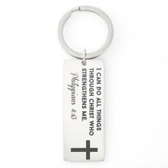 I Can Do All Things Phil. 4:13 Keychain