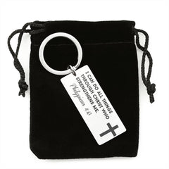 I Can Do All Things Phil. 4:13 Keychain