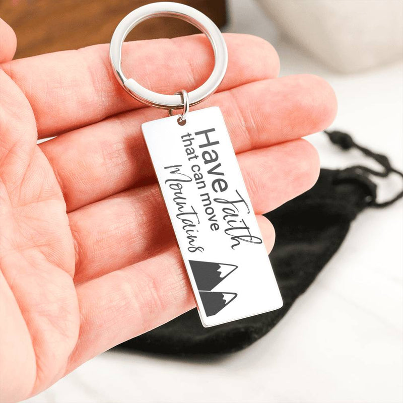 Have Faith Christian Keychain