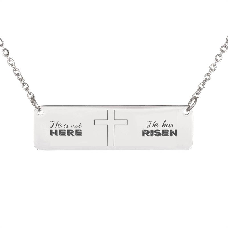 He Is Not Here, He Is Risen Necklace