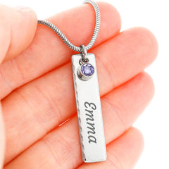 Personalized Birthstone Necklace