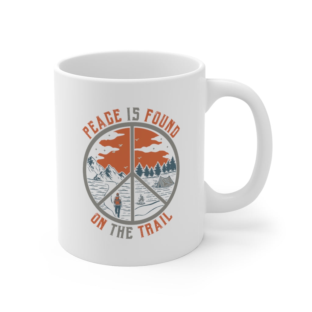 Peace Is Found on the Trail Mug