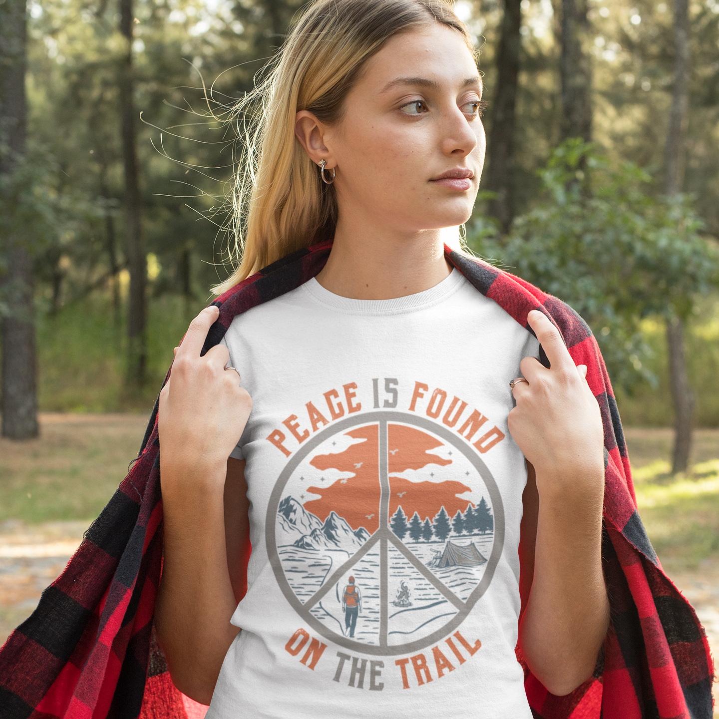 Peace Is Found On The Trail Tee
