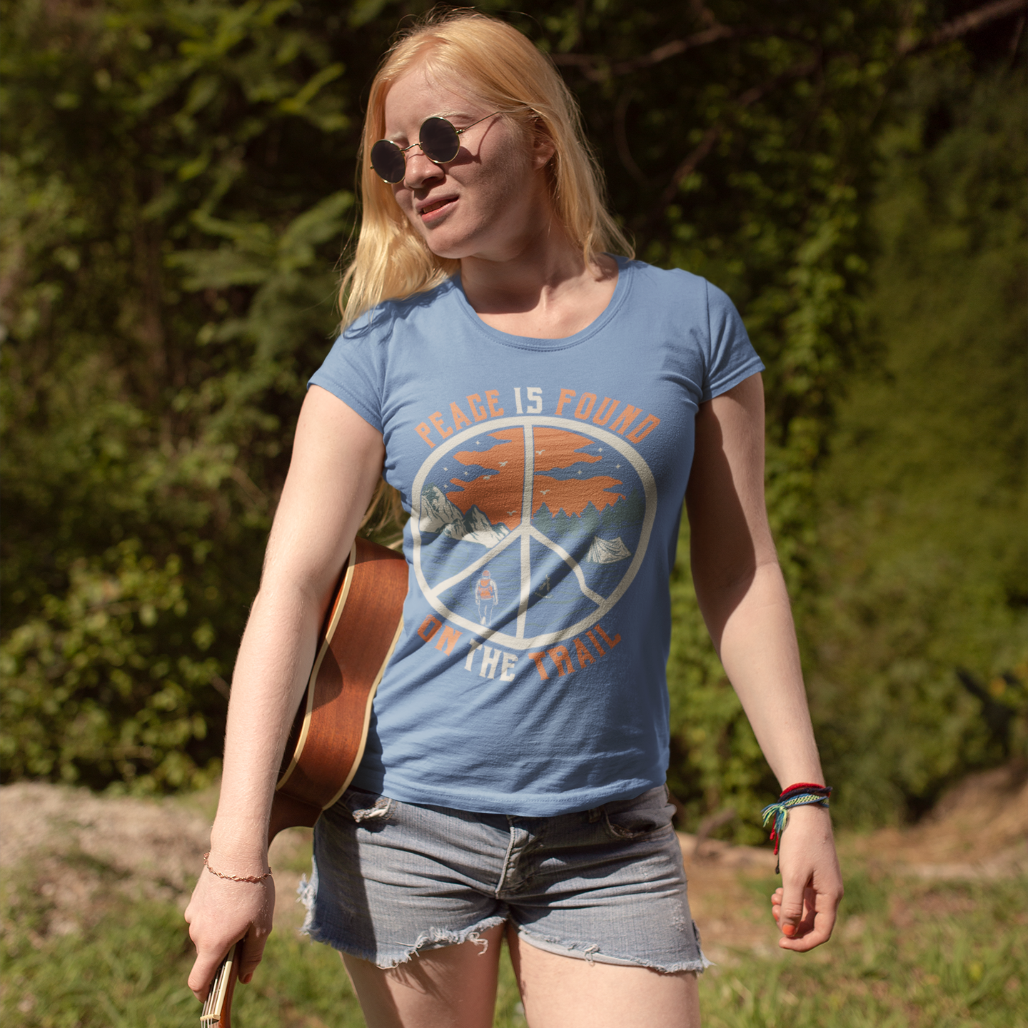 Peace Is Found On The Trail Tee